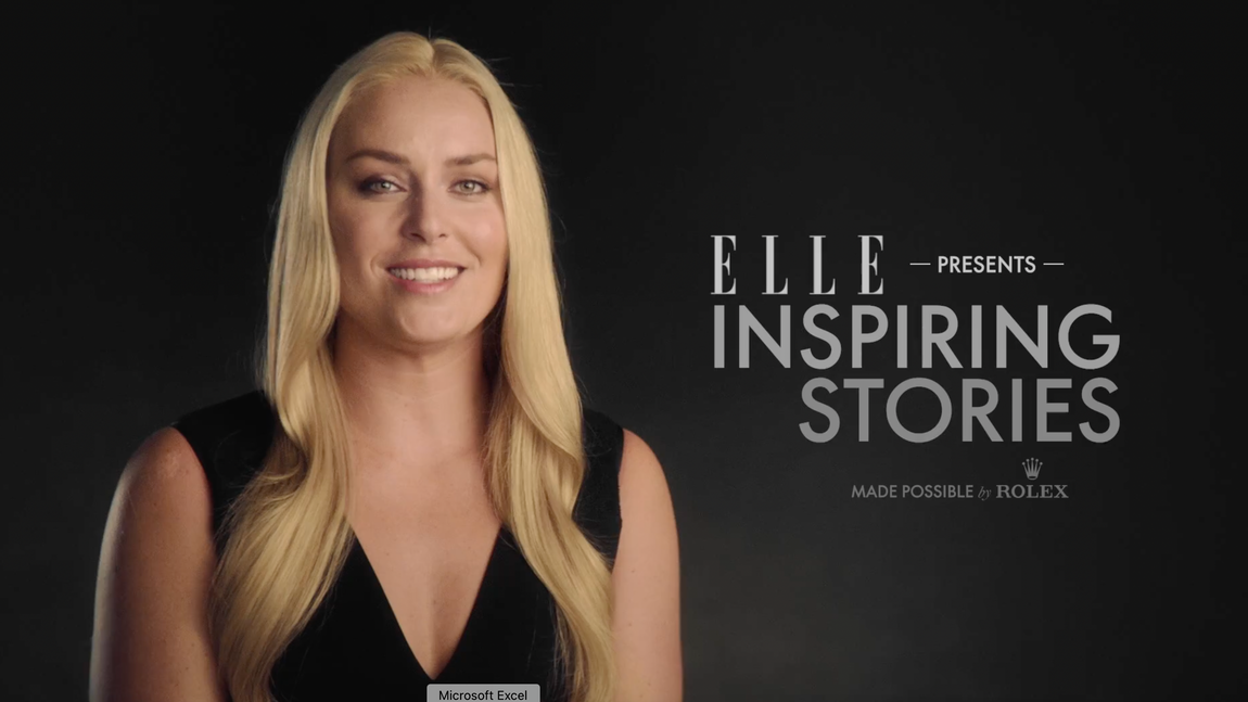 Rolex | Elle | Inspiring Stories Lindsey Vonn 